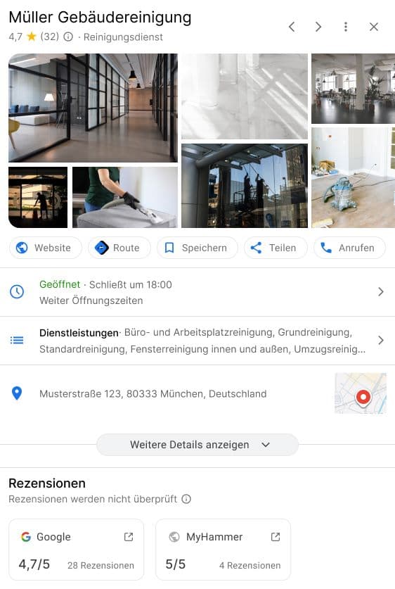 Google My Business Profile Illustration